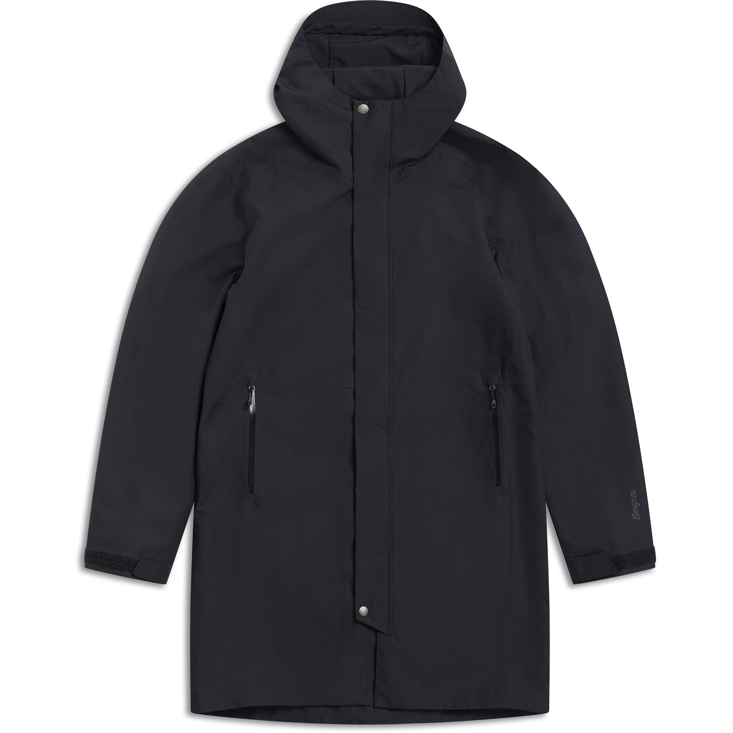 Bergans Urban 2L Mantel Herren Parkas & Mäntel schwarz Größe S Lifestyle Elastisch Wasserabweisend