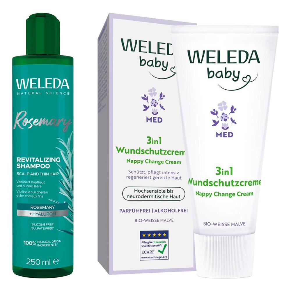 Weisse Malve Wundschutzcreme & Rosmarin Shampoo 08108667