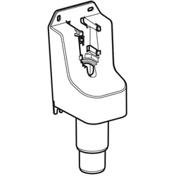 Geberit Aufnahmeeinheit, 243751001 zu Geberit Hygienespülung Rapid