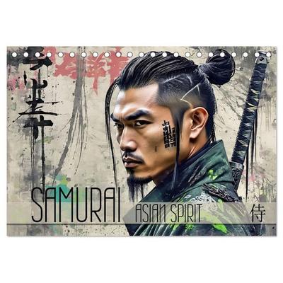 Samurai - Asian Spirit (Tischkalender 2027 DIN A5 quer), CALVENDO Monatskalender
