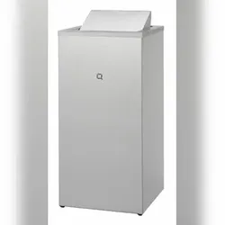 Qbic-line Abfallbehälter Edelstahl geschlossen 85 Liter - Artikel 7180