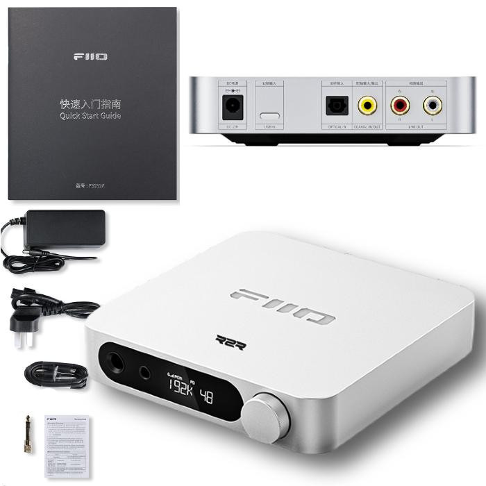 FiiO K11 R2R Desktop hoofdtelefoonversterker met DAC - Zilver
