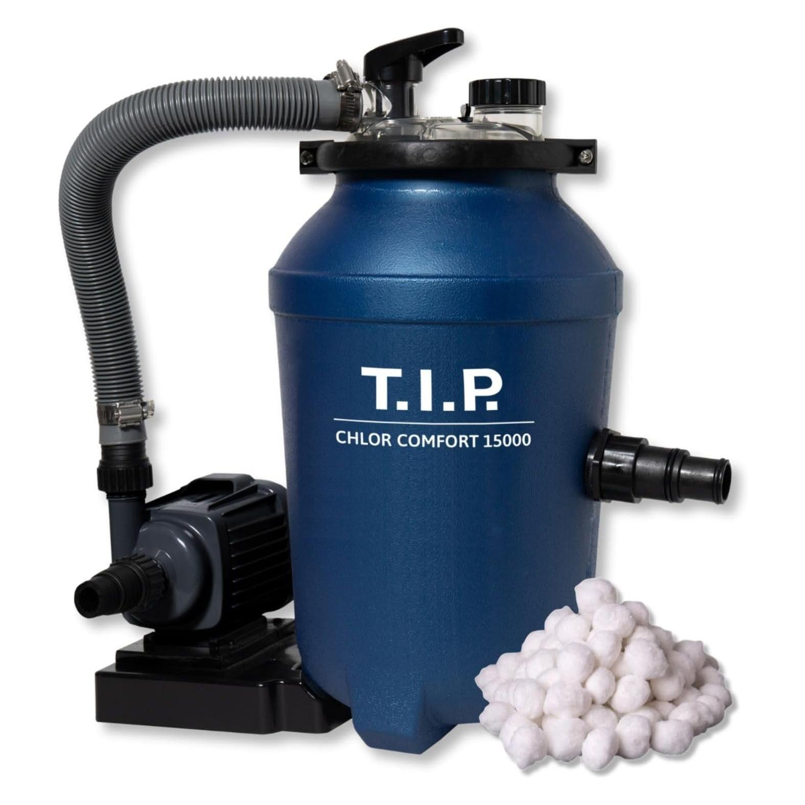 T.I.P. Technische Industrie Produkte Chlor Comfort 15000 Sandfilteranlage 4.5 m³/h (30302)