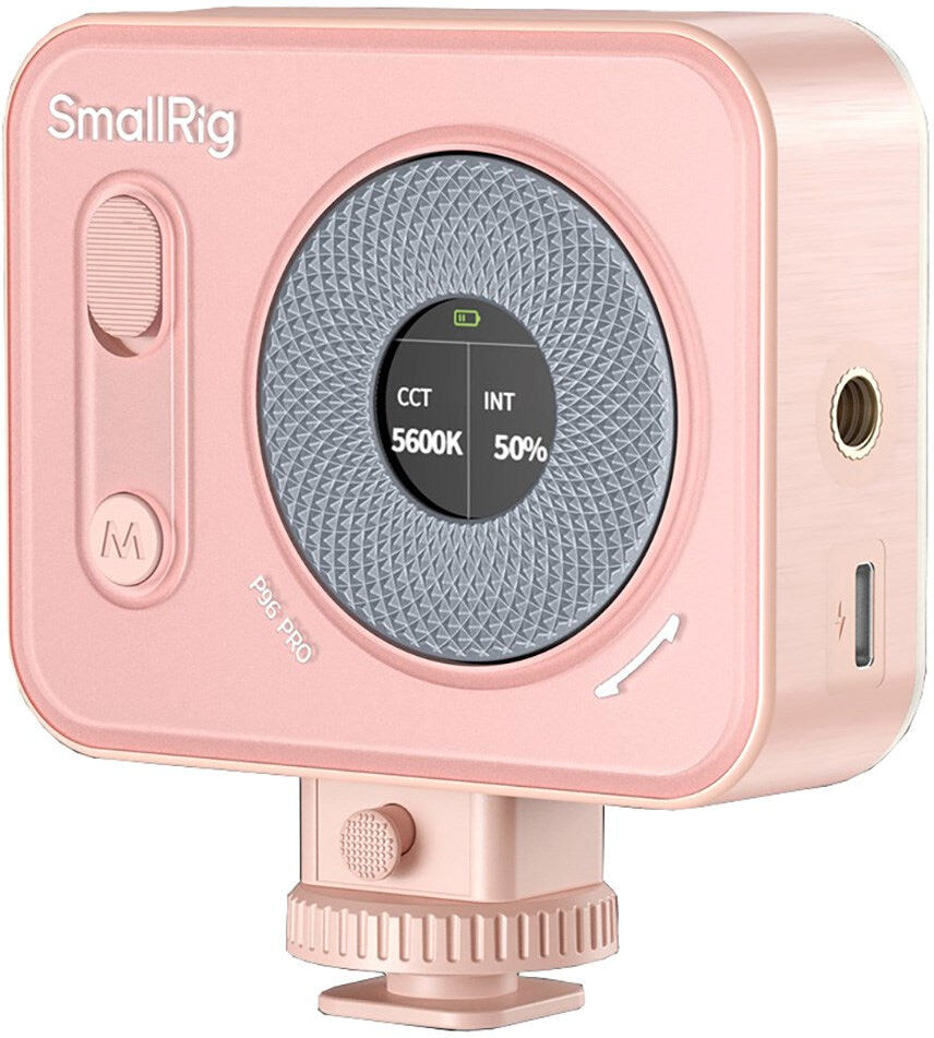 SmallRig 4786 Vibe P96 Pro Mini (RGB) LED Video Light - Lyserød