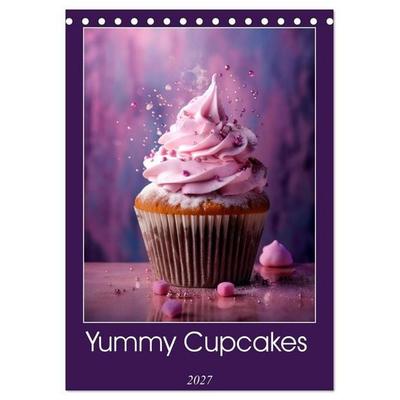 Yummy Cupcakes (Desk Calendar 2027 DIN A5 portrait), CALVENDO 12 Month DeskCalendar