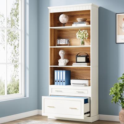 Bluebell 72 Inches Modern Tall Vertical File Filing Cabinet for Home Office