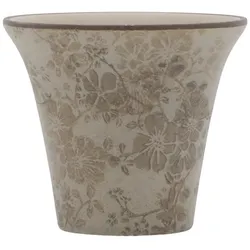 Chic Antique Melun Übertopf Latte, H10.5, Ø12 cm latte