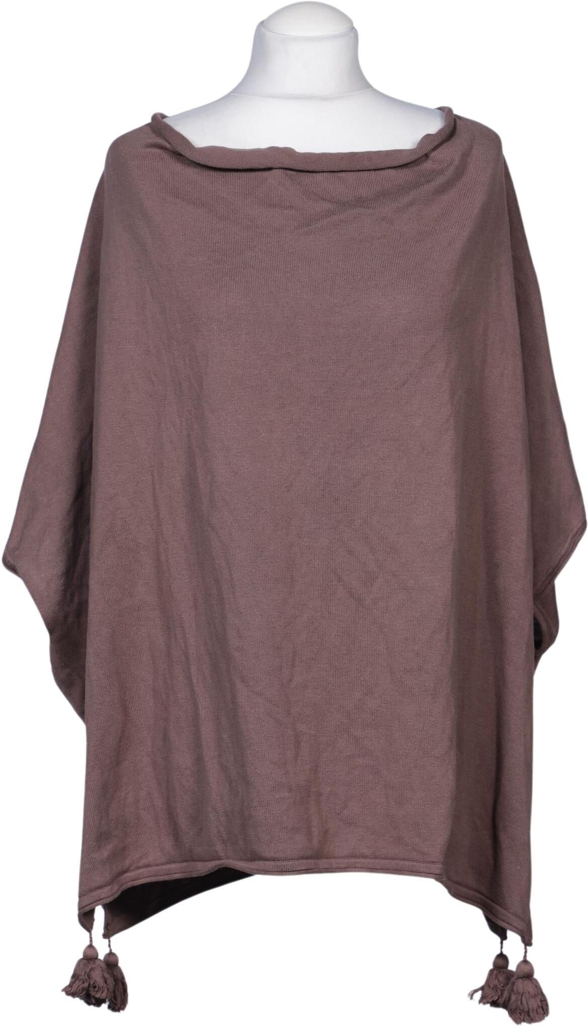 Ulla Popken Damen Pullover, Braun, Gr. Onesize, Baumwolle - Second Hand