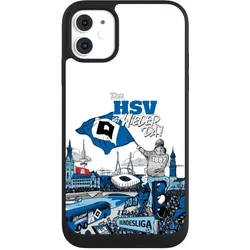 Nivocase Handyhülle für Apple iPhone 11 Hülle NIVOpure Case Schwarz Aufstieg Hamburger SV Offizielles (Apple iPhone 11), Smartphone Hülle, Schwarz