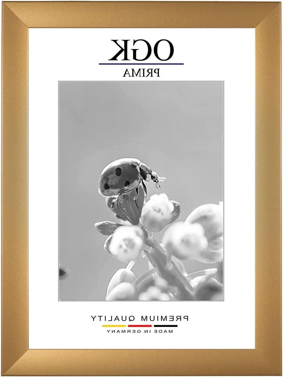 Handgemaakte Duitse fotolijst voor muurdecoratie - Goud - 51 x 51 cm