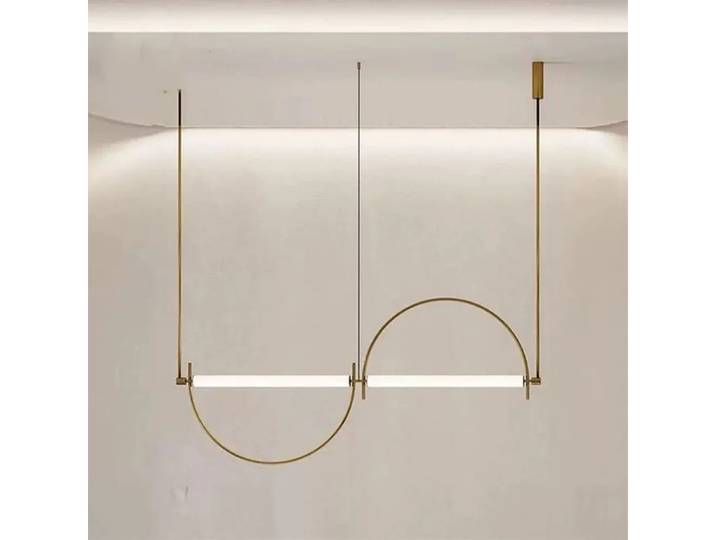 Lustres suspendus à LED au design minimaliste pour salon, bureau, chambre, intérieur, maison, villa
