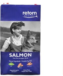 Retorn Ração Natural Para Cães De Salmão 12 Kg