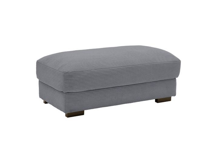 Hocker Grau Textil