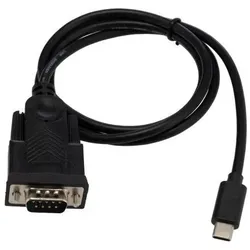 RS PRO USB-Kabel, USB C / DB9, 1m USB 3.1 Schwarz (1 m, USB 3.2 Gen 2), USB Kabel