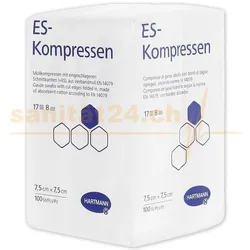 Hartmann, Verbandsmaterial, ES-Kompressen 10 cm x 20 cm / 12-fach / unsteril / 100 Stk.