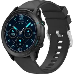 Avizar Smart watches Titmo Smartwach TITMO O-100 (TFT, bluetooth call) black (46 mm, ohne SIM), Smartwatch