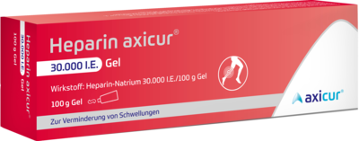 axicorp Pharma GmbH HEPARIN AXICUR 30.000 I.E. Gel 100 g 14052242