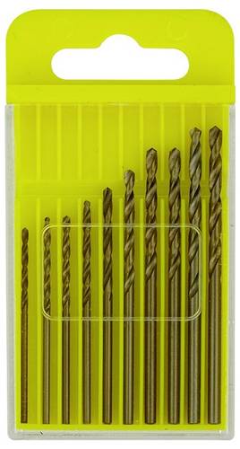 Donau Elektronik HSS-CO-225 HSS-CO-225 HSS Metall-Spiralbohrer-Set 1.3 mm, 1.4 mm, 1.5 mm, 1.5 mm, 1.8 mm, 2.0 mm, 2.2 mm, 2.3 mm