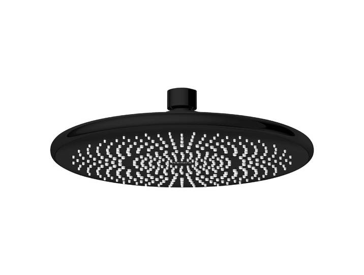 Pommeau de douche Watersaving II 23 x 23cm Noir