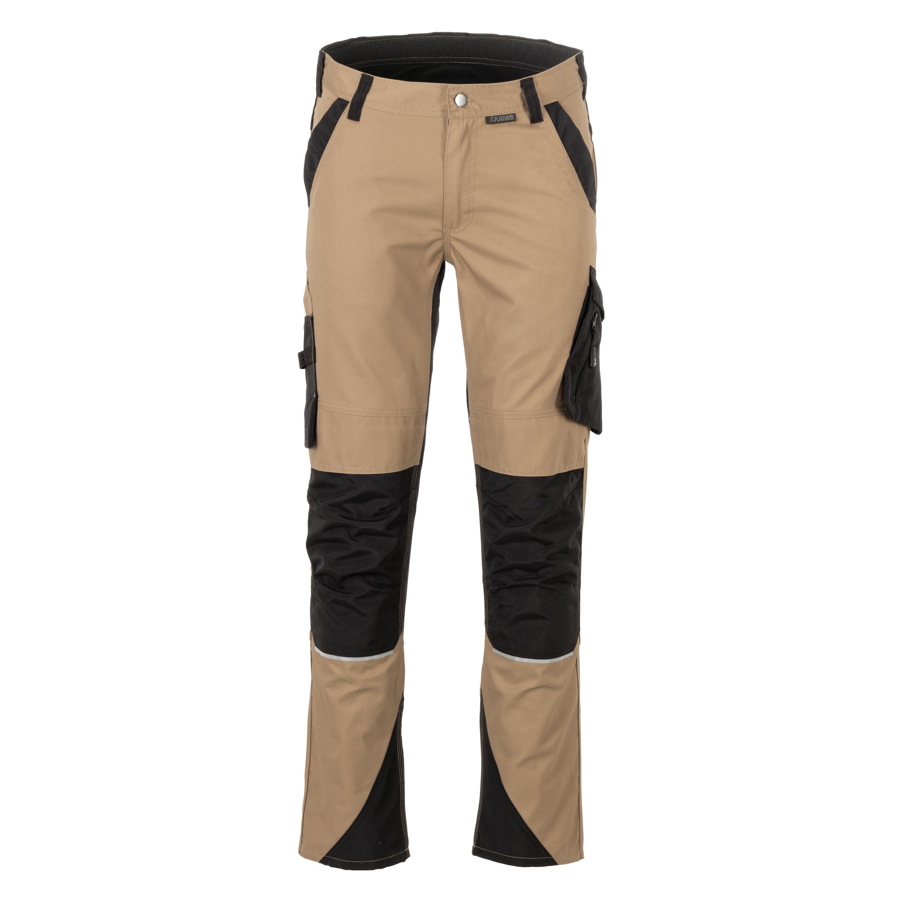 Planam Arbeitshose Norit 6403, sand/schwarz, Grösse 50 (50) (38857524)
