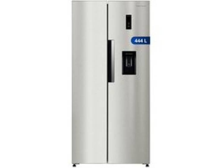 FIRST ONE Réfrigérateur Side by Side 444L FSBS444IX ( 276L + 168L ) - Distributeur deau - Couleur Inox