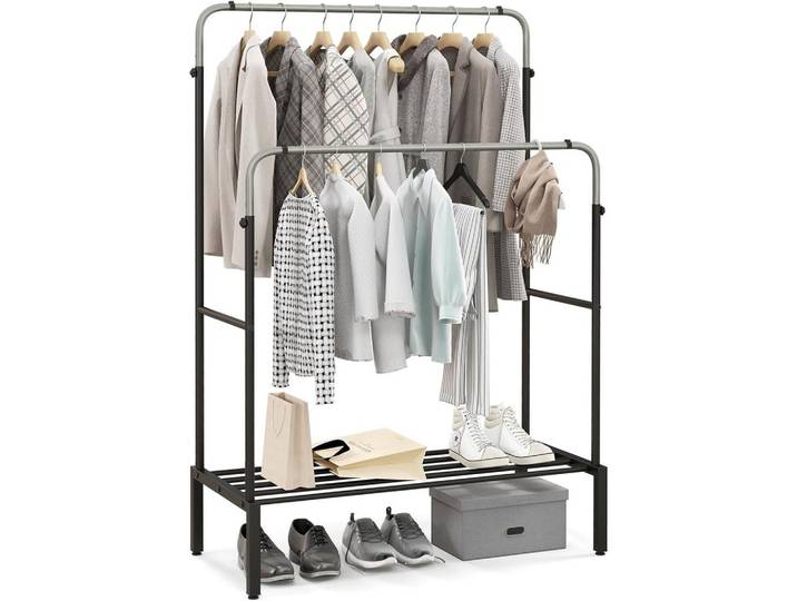 KLEIDERSTÄNDER 125cm Schwarz