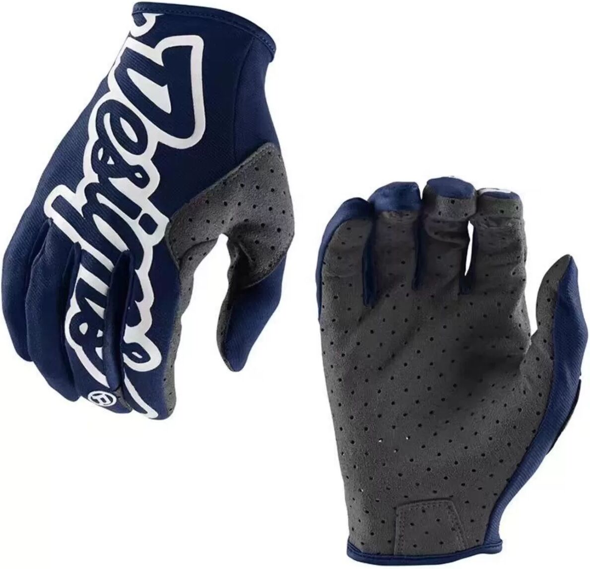 INF Herren Outdoor Fahrradhandschuhe - Polyester Touchscreen, Abriebfeste Gepolsterte Stoßdämpfende Handschuhe für Blau
