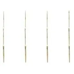 Kangaro, Pinsel, Bostenpinsel, flach, Grösse 24, unlackiertes Holz Lyoner-Pinsel aus weichem Schweinehaar, Aluminiumh (24 mm)