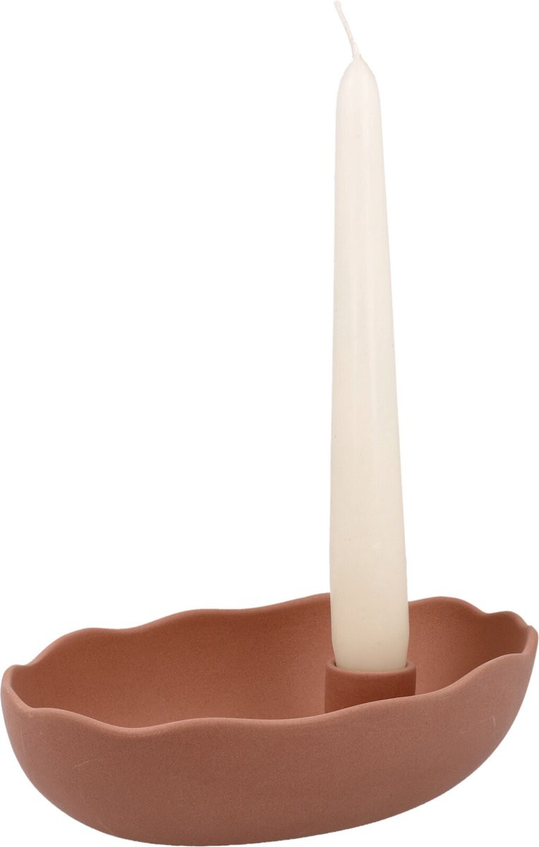 Goebel Kandelaar Coral Rose van Porselein, Hoogte: 18 cm