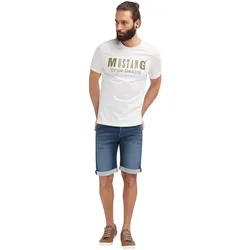 Mustang Herren Jeansshort Chicago in blauem Casual Look-W29