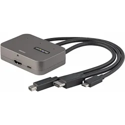 StarTech 3-in-1 HDMI Adapter (HDMI, HDMI), Video Adapter, Schwarz