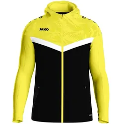 Jako Kapuzenjacke Iconic - schwarz/soft yellow - 34