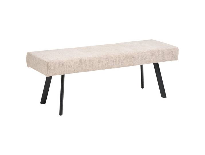 Livetastic Sitzbank, Beige, 3-Sitzer, 140x49x47 cm, Esszimmer, Bänke, Sitzbänke