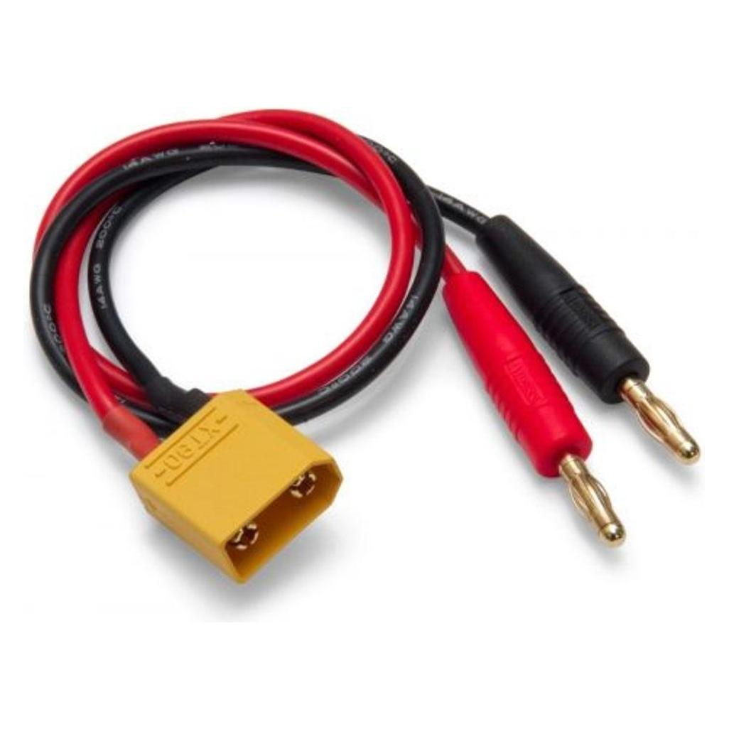 Dynomax Charging cable XT90 with 4mm banana plugs (Laddk_XT90_4)