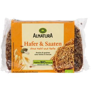 Alnatura Brot Hafer-& Saaten, BIO, vegan & laktosefrei, geschnitten, 300 g