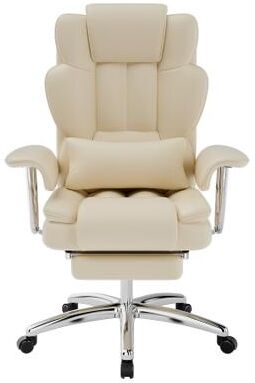 toswini Upholstered Big and Tall Reclining Office Chair with Rolling Swivel Base
