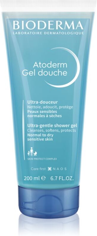 Bioderma Atoderm Gel Silkeagtig brusegel Til tør og sensitiv hud 200 ml