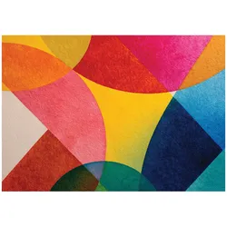 FOTOTAPETE Art Deco Geometrisch Bunt 400x280 cm