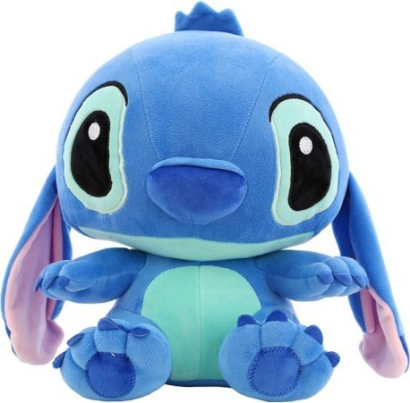 Gustaw Teddybeer XXL Blauw - Grote pluche knuffelbeer van 45 cm