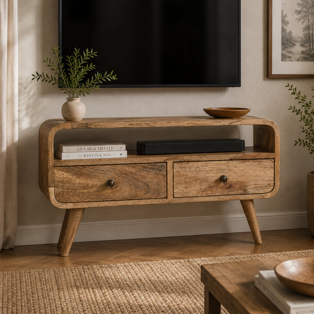 George Oliver Bracamonte TV Stand for TVs up to 24" Oak-ish 24"