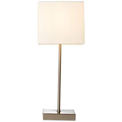 BRILLIANT Lampe Aglae Tischleuchte Touchschalter weiß   1x D45, E14, 40W, geeignet für Tropfenlampen (nicht enthalten)   Mit An/Aus-Touchschalter
