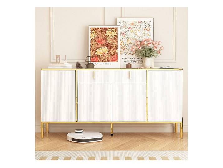 FUFU&GAGA Sideboard für Wohnzimmer, Küche und Flur, 160 cm B