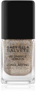 Gabriella Salvete Longlasting Enamel verniz de longa duração com glitter tom 89 Sparkle Horizon 11 ml. Longlasting Enamel