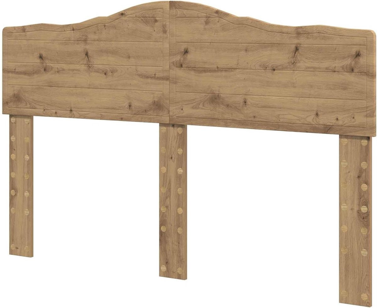 Modern houten hoofdbord voor volwassenen in eiken - Breedte: 160 cm