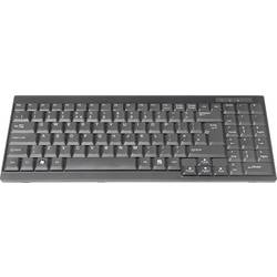 Digitus DS-72000UK Kabelgebunden KVM-Tastatur UK-Englisch, QWERTY Schwarz