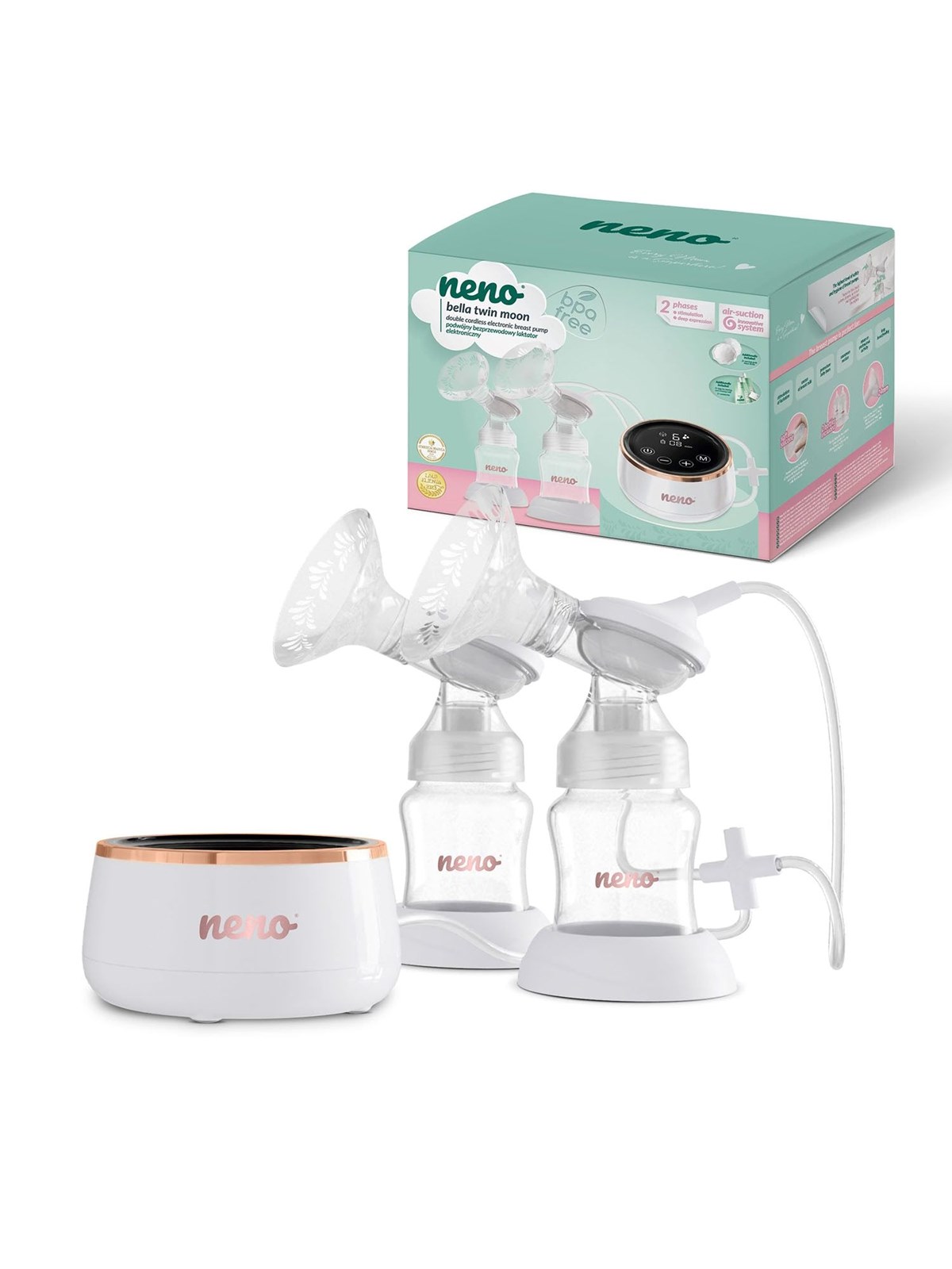 NENO Bella Twin Moon Electronic Breast Pump