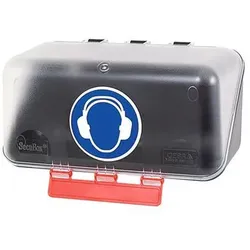 Minibox für Gehörschutz, transparent
