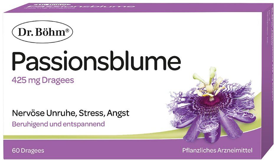 Dr. Böhm Passionsblume 425 mg Dragees 60stk