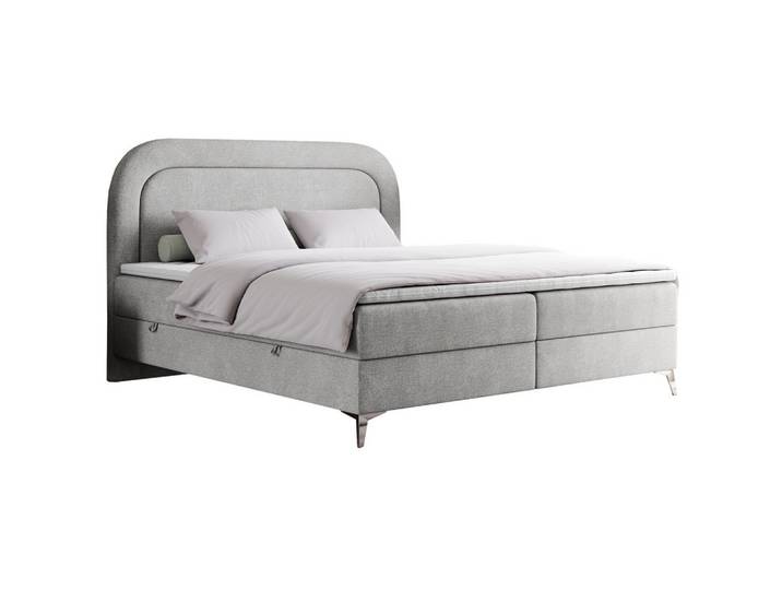 BOXBETT EIRA 160/200 Hellgrau Struktur - H3
