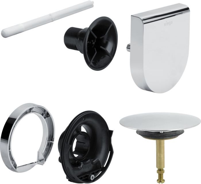 Viega Multiplex Trio MT9 Ausstattungsset 724580 chrom, Design MT9, Modell 6170.0